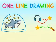 Spel One Line Drawing på nätet