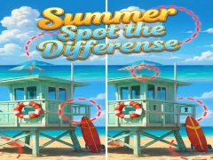 Spel Summer Spot the Differense på nätet