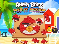 Spel Angry Birds Pop It Jigsaw på nätet