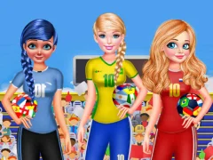 Spel BFF Princess Vote For  FIFA 2018 Quarter Finals på nätet