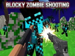 Spel Blocky Zombie Shooting på nätet