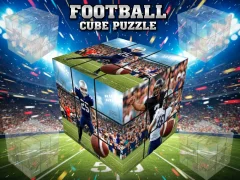 Spel Football Cube Puzzle på nätet