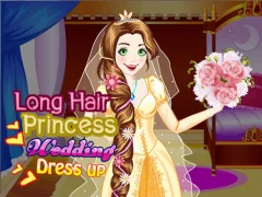 Spel Long Hair Princess Wedding Dress up på nätet