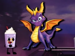 Spel Flappy Spyro Grimace på nätet