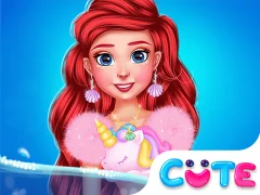 Spel Princess Turned Into Mermaid på nätet