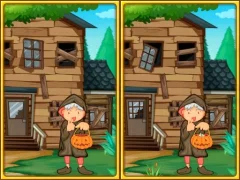 Spel Spot the differences halloween på nätet