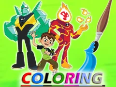 Spel Ben 10 Coloring på nätet