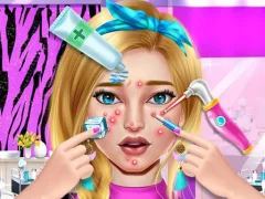Spel Pimple Treatment Makeover Salon på nätet