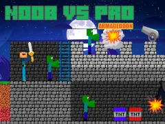 Spel Noob vs Pro Armageddon på nätet