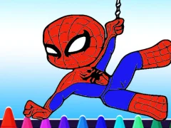 Spel Spiderman Coloring book på nätet