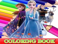 Spel Coloring Book for Frozen Elsa på nätet