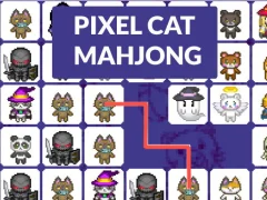 Spel Pixel cat mahjong på nätet