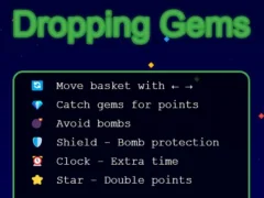 Spel Dropping Gems på nätet