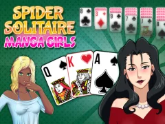 Spel Spider Solitaire Manga Girls på nätet