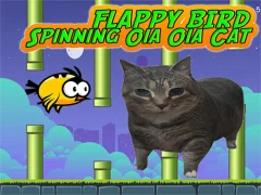 Spel Flappy Bird Spinning oia oia Cat på nätet