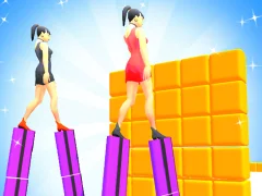 Spel Heels Run Race - Stack Rider på nätet