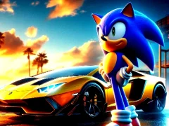 Spel Sonic Run for Lamborghini på nätet