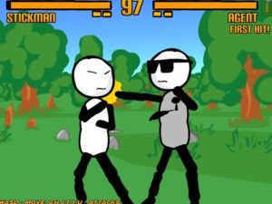 Spel Stickman Gun- Mindre Fighting på nätet