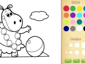 Spel Baby gårdsdjur målarbok för barn på nätet