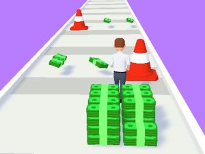 Spel Samla alla pengar och bli rika: löpare på nätet