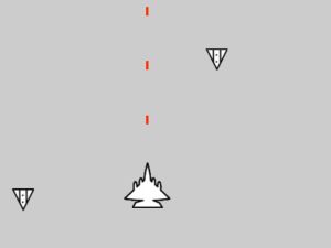 Spel Minimalistisk luftstrid på nätet