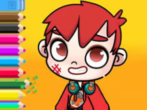 Spel Målarbok: Avatar World Schoolboy på nätet