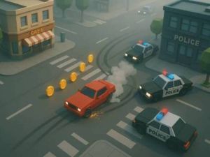 Spel Herr Drifter: biljaktsimulator på nätet