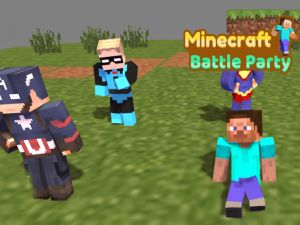 Spel Minecraft Battle Party på nätet