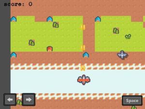 Spel 2D-flygplan på nätet