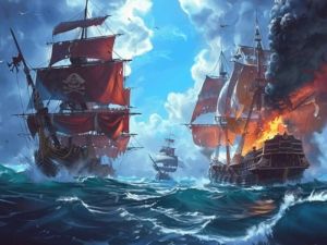 Spel Piratfartyg: Bygg och slåss på nätet