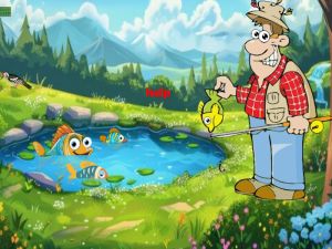 Spel Återställ fisk från fiskare på nätet
