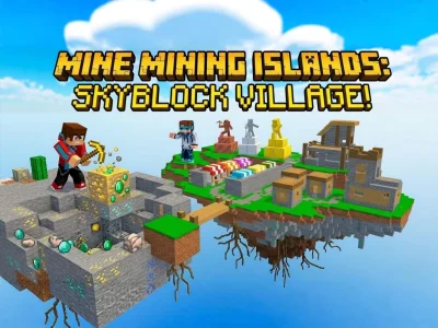 Spel Mine Mining Islands: Skyblock Village! på nätet