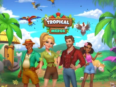 Spel Tropical Merge på nätet