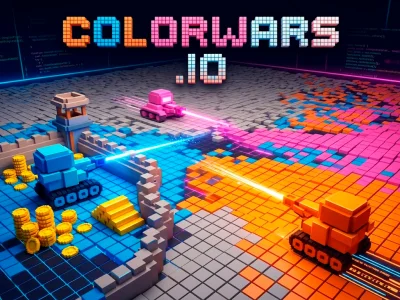 Spel ColorWars.io på nätet