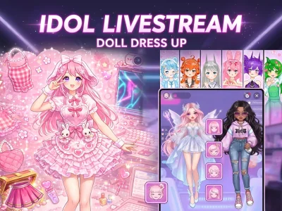 Spel Idol Livestream: Doll Dress Up på nätet