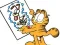Spel Garfield connects the dots på nätet