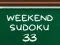 Spel Weekend Sudoku 33 på nätet