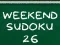 Spel Weekend Sudoku 26 på nätet