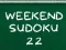 Spel Weekend Sudoku 22 på nätet
