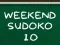 Spel Weekend Sudoku 10 på nätet