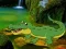 Spel Crocodile Waterfalls Forest Escape på nätet