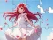Spel Jigsaw Puzzle: White Dress Girl på nätet