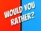 Spel Would You Rather? på nätet