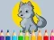 Spel Coloring Book: Wolf på nätet