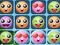 Spel Emoji Match 3 på nätet