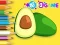 Spel Coloring Book: Avocado Fruit på nätet