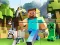 Spel Jigsaw Puzzle: Minecrafter på nätet