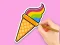 Spel Coloring Book: Rainbow Ice Cream på nätet