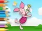 Spel Coloring Book: Piglet Holds Toy Windmill på nätet