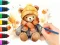 Spel Coloring Book: Autumn Bear på nätet